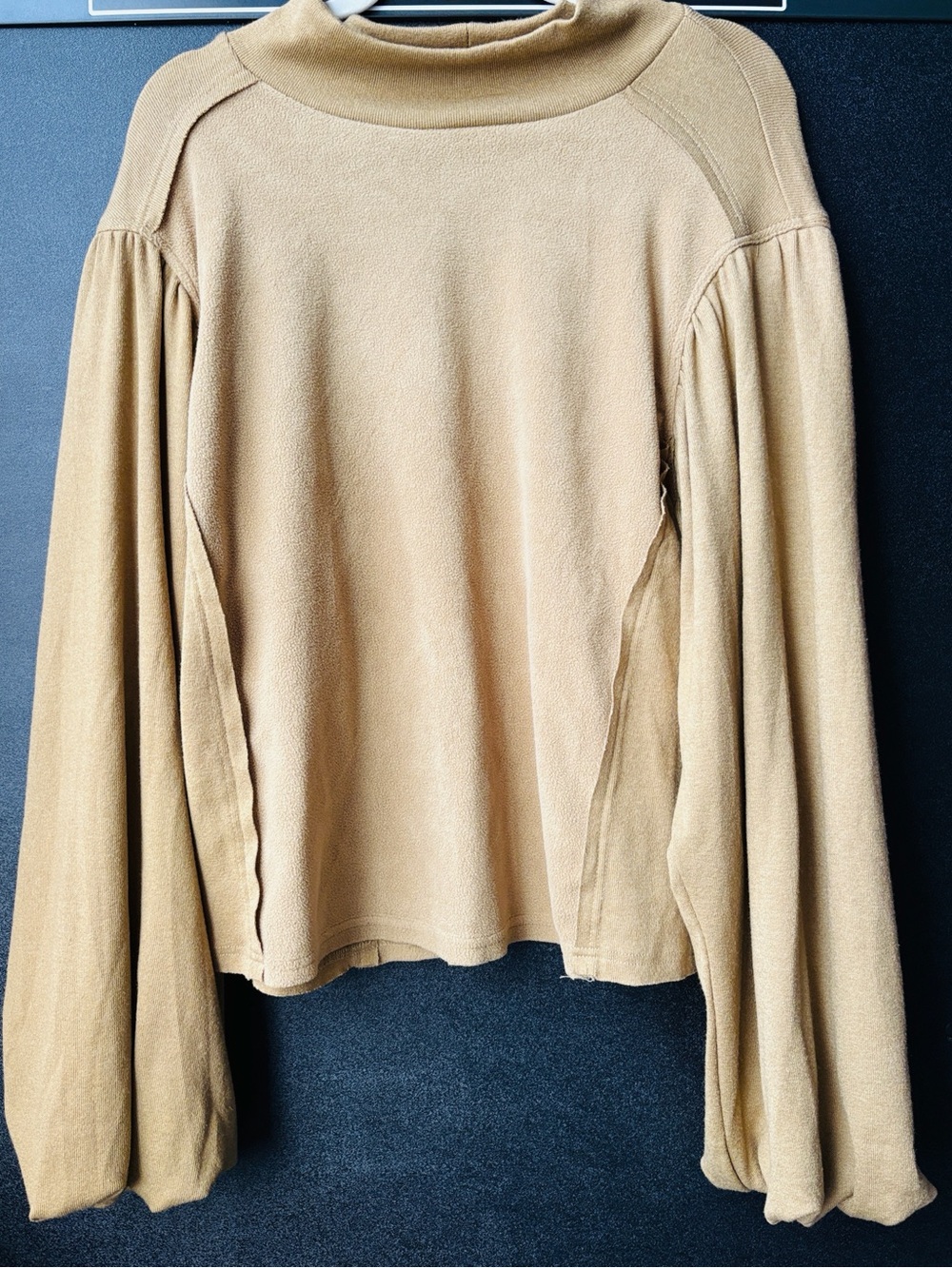 bohme Balloon Sleeve Pullover in Camel